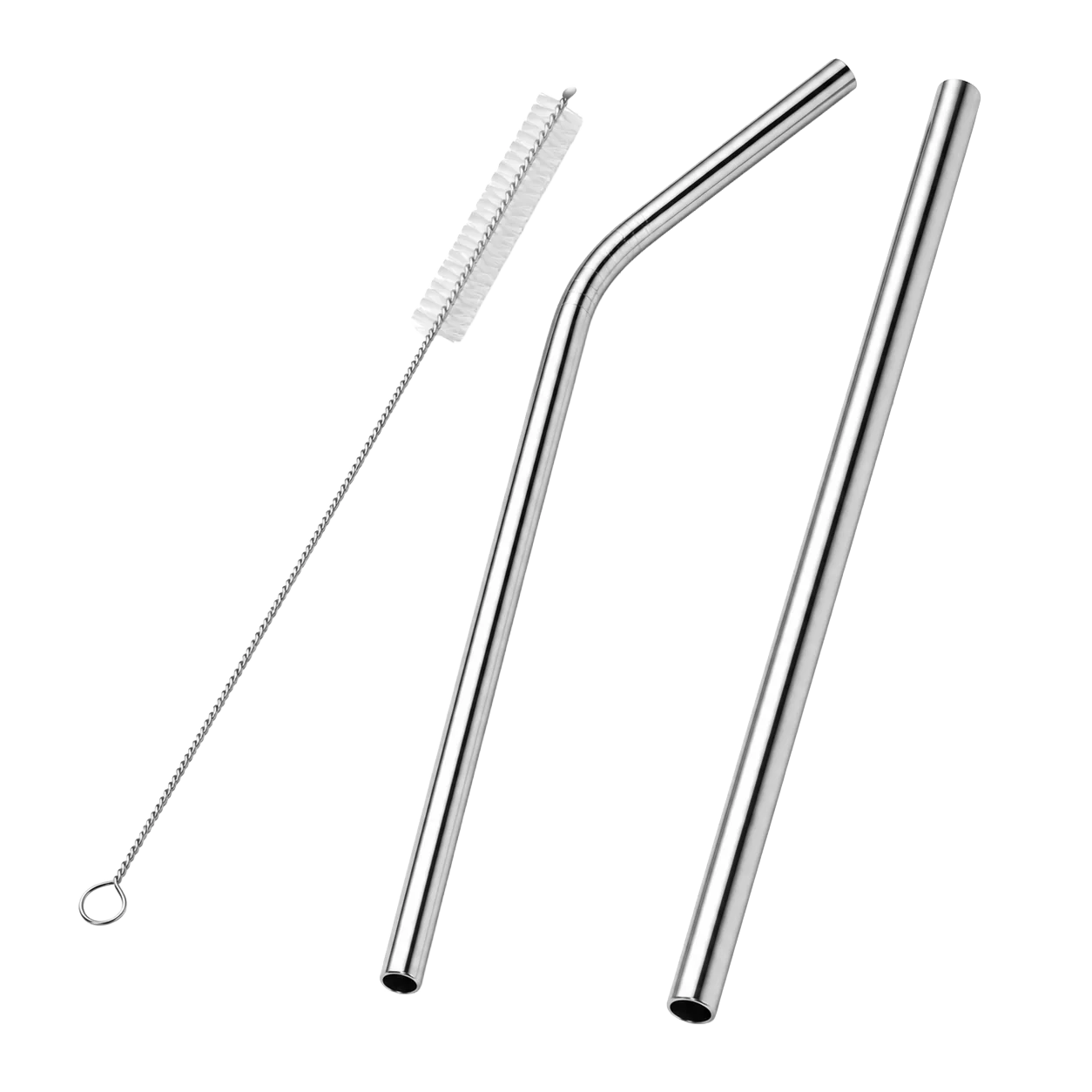 Pack de sorbetes de acero inoxidable con limpiador
