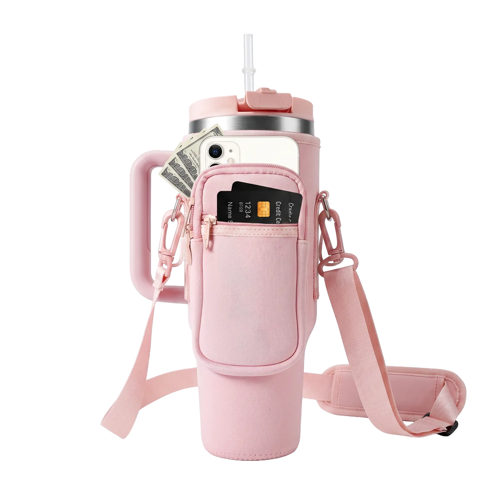 Morral rosado para tomatodo SUMAQ sin caña